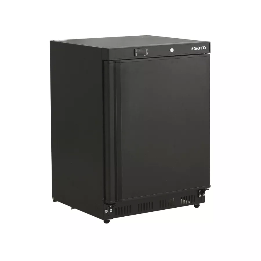 Lagertiefkühlschrank schwarz | B 600 x T 585 x H 850 mm